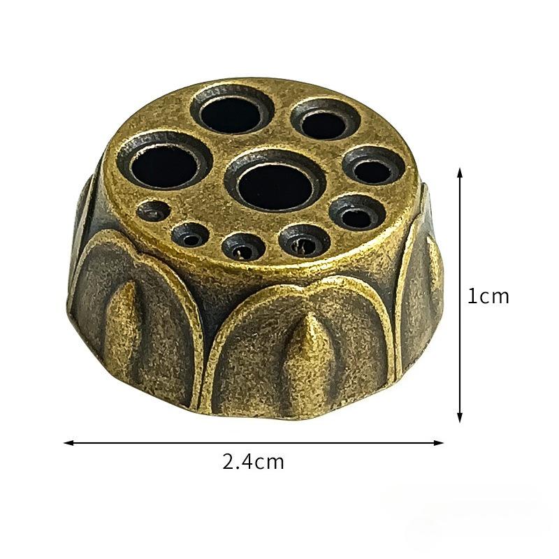 1pc, Mini 10-Hole Incense Stick Holder For Home Decor & Unique Gift Idea for Relaxation (Without Incense)