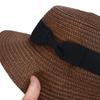 Summer Woman Bowknot Sun Visor Sunscreen Handmade Beach Cap Sun Hat Top Hat Weave Sun Cap Straw Hat