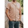 Slim Fit Men's Short Sleeve Shirt Mink