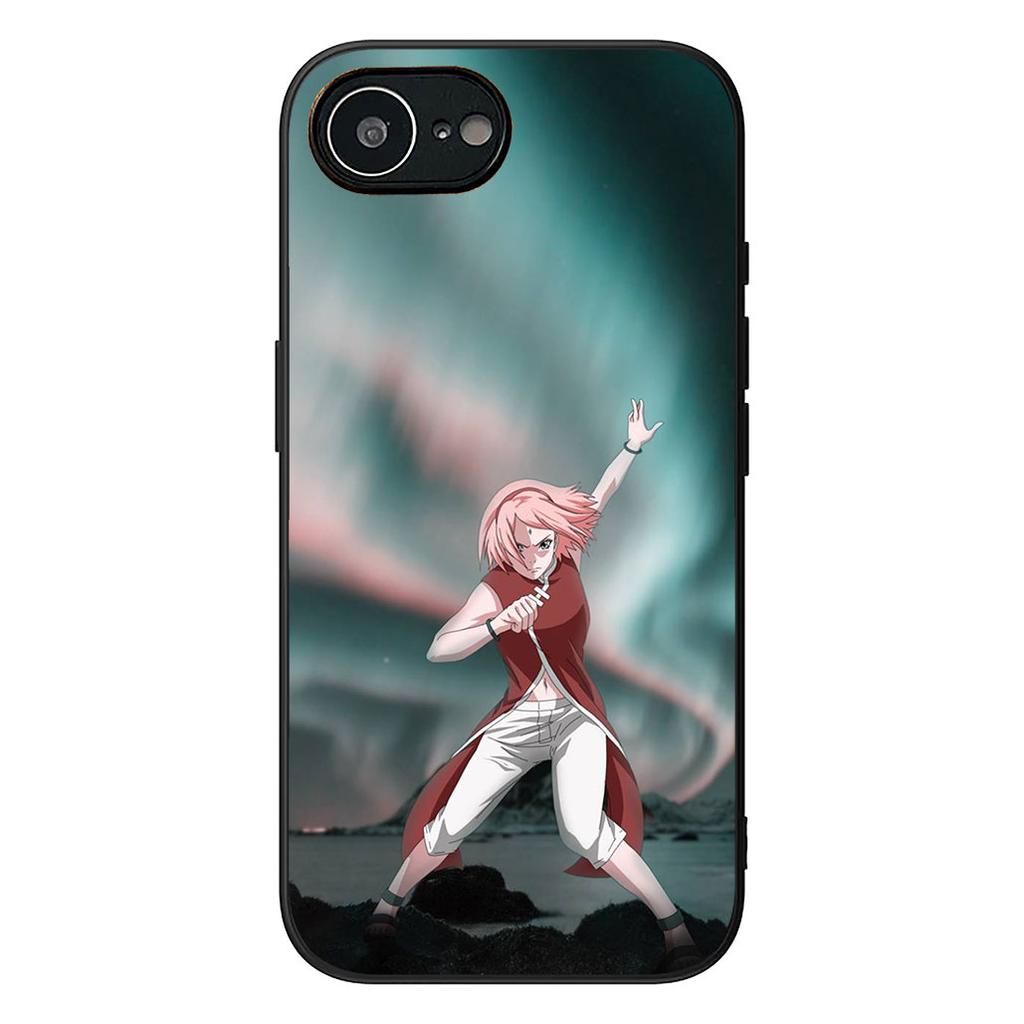 Haruno Sakura Narutos Uchiha Sasuke Phone Case for Apple iPhone 16 17 Air 14 15 Pro Max Plus 16+ 16E 14+ ProMax Cover Casing