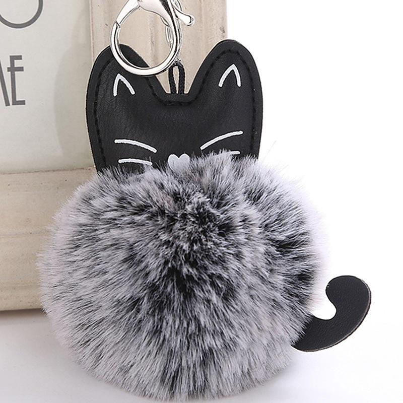 Faux Fur Pom-pom KeyChain Bag Charm Fluffy Cute Ball Keyring Pendant Dangle Faux Fur Pom-pom KeyChain Bag Charm Fluffy Cute Ball Keyring Pendant Dangle