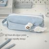 Large Capacity Pencil Pouch Handheld Stationery Bag Multi-functional Pencil Case  Students