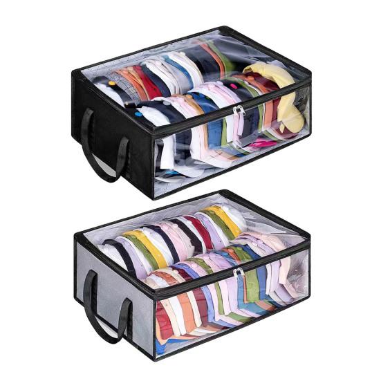 Yousheng Hat Storage Bag Baseball Caps Organizer with Reinforced Handle Zipper Closure Large Capacity Transparent Cap Holder Hat Pouch