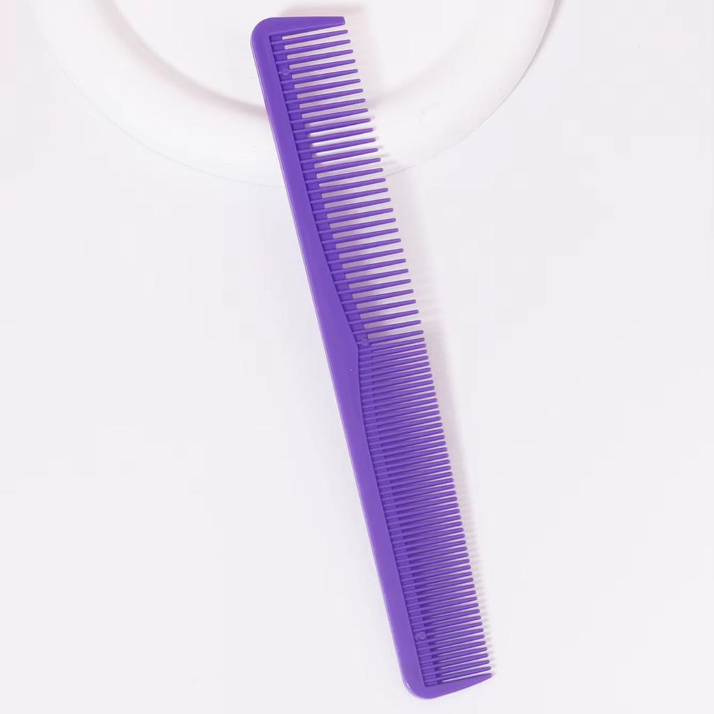 Fine plastic comb set, double headed styling comb, anti-static and heat-resistant, easy to carry, special for real hair wigs