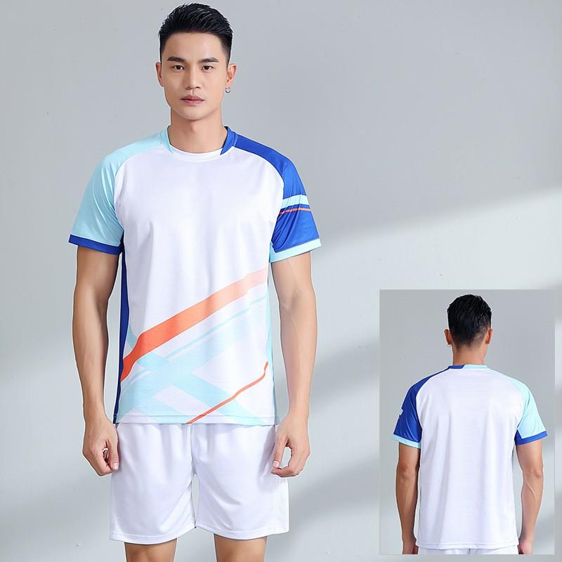 Quick Dry Badminton Set Men Women Breathable Sportswear Tennis Pickleball Volleyball Training Competition Team Uniform