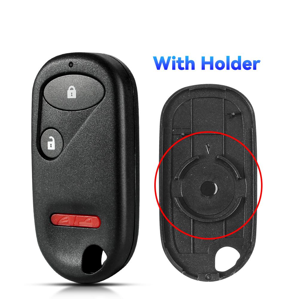 KEYYOU 2/3/4 Buttons For Honda Accord Civic CRV Jazz S2000 Fit Odyssey Entry Replacement Remote Key Shell Case