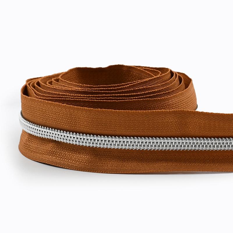 2/3/5/8/10M 5# Nylon Coil Zippers For Bag Clothes DIY Plastic Zipper Tape By The Meter Decorative Zips Repair Sewing Accessories