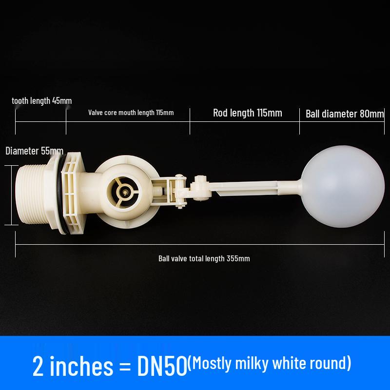 Adjustable Transparent Plastic Float Valve for Water Tanks
