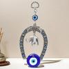 Turkish Evil Eye Elephant Horseshoe Wall Hanging Ornament