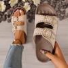 New Style Shoes - Thick-soled Flip-flops for Women, Flat-bottomed Beach Sandals