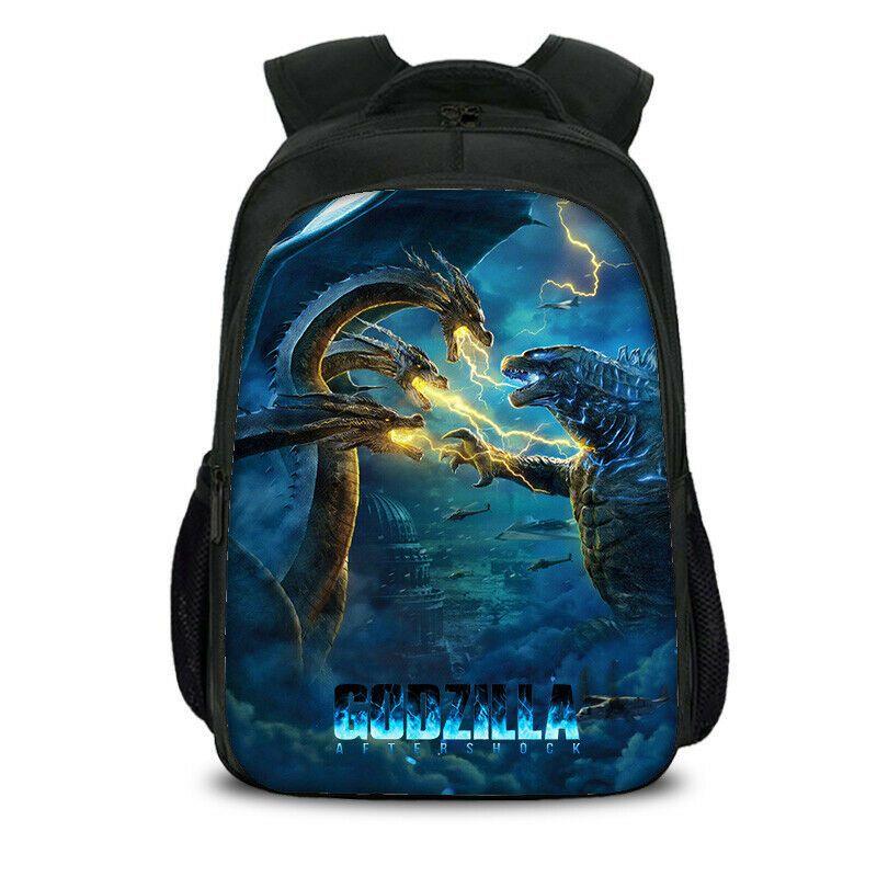 Spacious Godzilla King Of The Monsters Backpack For School Students And Kids