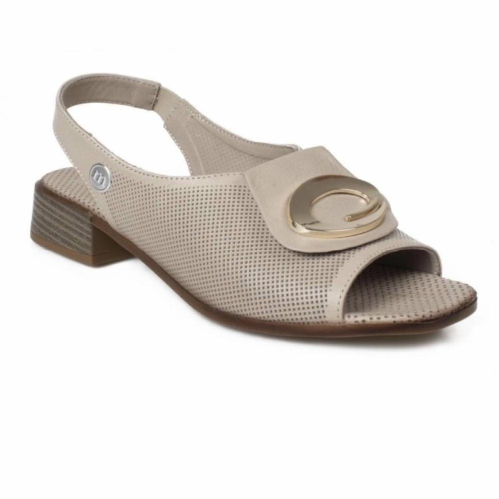 

Женские модные кремовые сандалии из натуральной кожи