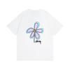 Flower Print Short Sleeve 2 World Cruise TU West Flower TeeT-Shirt Summer Couple Student ins