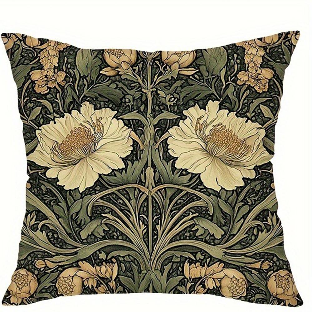 Retro kwiatowy wzór sowy ptaka poszewka na poduszkę do salonu na sofę pokrowiec na poduszkę dekoracja domu pokoju sypialni