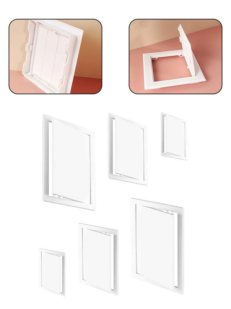 1 Stück Revisionsklappe Inspektionsloch Zugangstüren Wand Decke Luke Abdeckung Tür Scharniertyp Kunststoff Druckverschluss Inspektionsöffnung