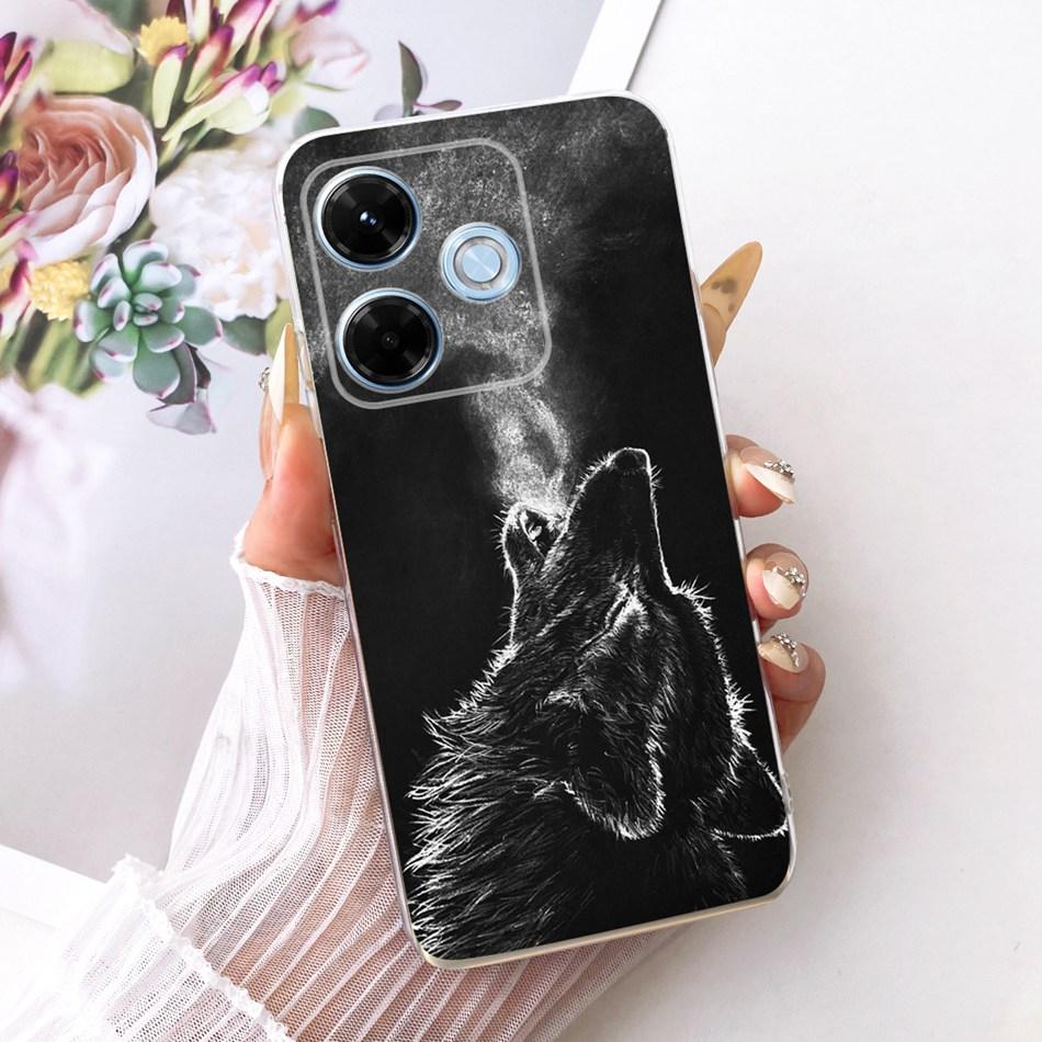 

For Xiaomi Redmi 13X Cool Dragon Tiger Pattern Phone Case For Redmi 13X Soft Silicone TPU Cases Redmi 13X