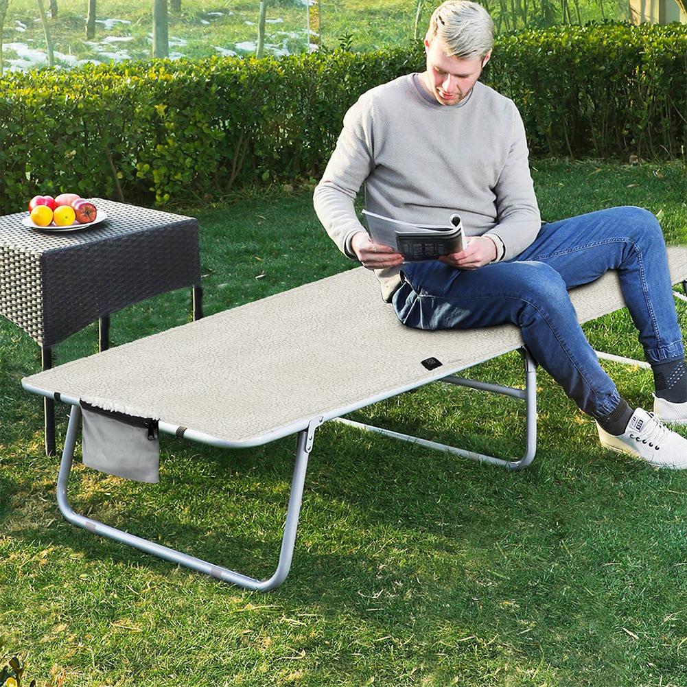 2 Zones Heating Electric Heated Seat Cushion 3 Levels Outdoor Waterproof Warm Seat Pad Winter Camping Thermal Seat Cushion