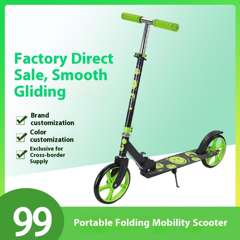 Popular Daily Student Scooter Folding Portable Scooter Wholesale Children's Scooter Travel Artifact