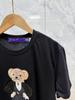 Ralph High-Quality Unisex Casual Bear Embroidery T-Shirt - Short-Sleeved, Comfortable, Versatile.