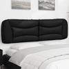 Vidaxl Headboard Cushion, Black, 180 Cm, Faux Leather