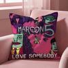Maroon5 Cushion Cover Multi-Scene Pillow Cover for Home & Car - Reversible, Soft & Durable for Daily Use