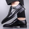 Classic men's leather shoes British gentleman style Groom's wedding and party Adult shoes Outdoor Fashion Street versatile