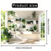 2D Bright Plant Shelf Photo Backdrop for Home, Lifestyle and Minimalist Style Photoshoots
