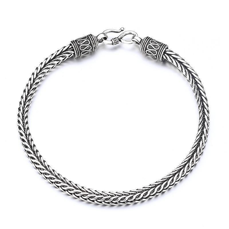 Stainless Steel Bracelet Chain Retro Men And Women Luxury Wedding Jewelry Engagement Fashion Party Gifts