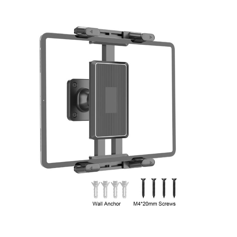 Adjustable Heavy Duty  Phone Tablet Bracket Rack Support For Wall 4.7-15 Inch Devices Secure Mounting Hardware Included