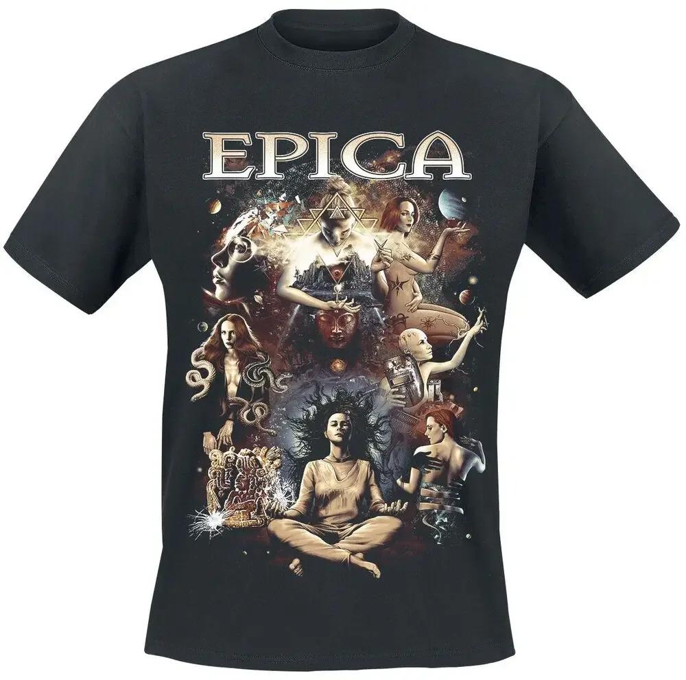 Vintage Epica Black Band Black For Unisex All Size S234xl Tshirt