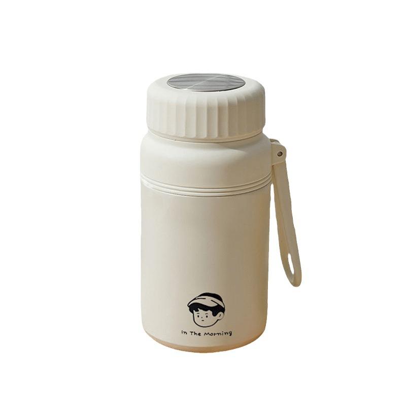 

Simple and high-value 316 stainless steel thermos cup food-grade large capacity portable handle tea separation water cup 1000ml