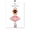 Pink Ballet Girl Rainbow Unicorn Shoes Nursery Wall Art Canvas Painting Posters And Prints Pictures For Baby Kids Room Decor
