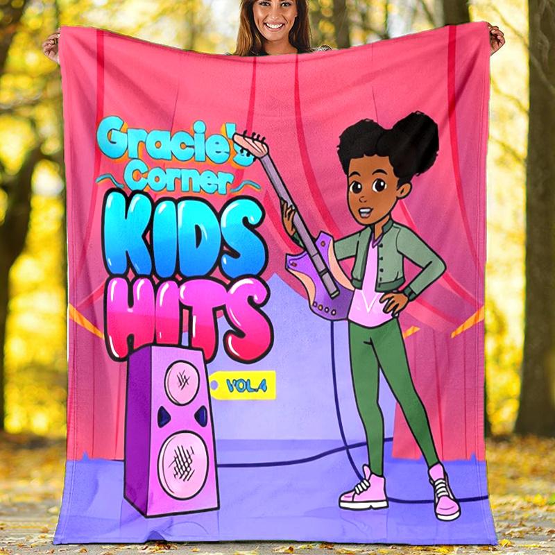 Gracie's Corner Theme Printed Blanket,Perfect for Couch, Bed, Travel & Outdoor Use | Machine Washable, Cozy & Durable.