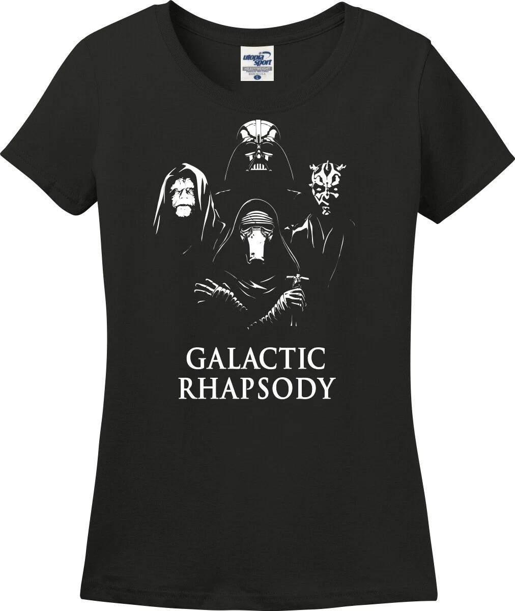 Galactic Rhapsody Funny Missy Fit Ladies T-Shirt (S-3X) XXL