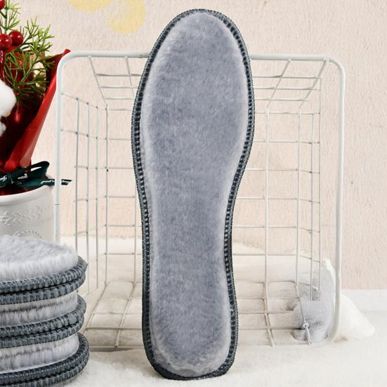 Yousheng 3 Pairs Thermal Fleece Lined Shoe Insoles Thick Warm Comfort Cushion for Cold Weather Breathable Moisture Wicking Insoles