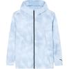 Full Print Zip-Up Hooded Lightweight Sun Protection Jacket Men Jackets Light-Blue 152427621-1