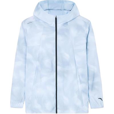 Full Print Zip-Up Hooded Lightweight Sun Protection Jacket Men Jackets Light-Blue 152427621-1