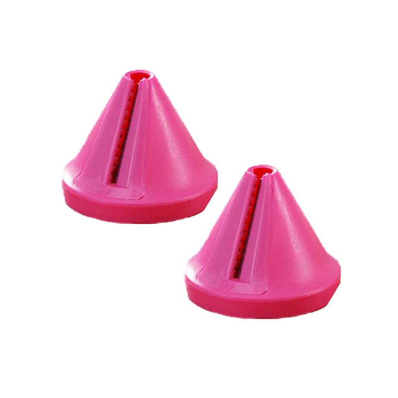 2pcs Kitchen Accessories Conical Spiral Shredder Rust-proof Anticorrosive Rotary Shredder Plastic Vegetable Slicer Potato