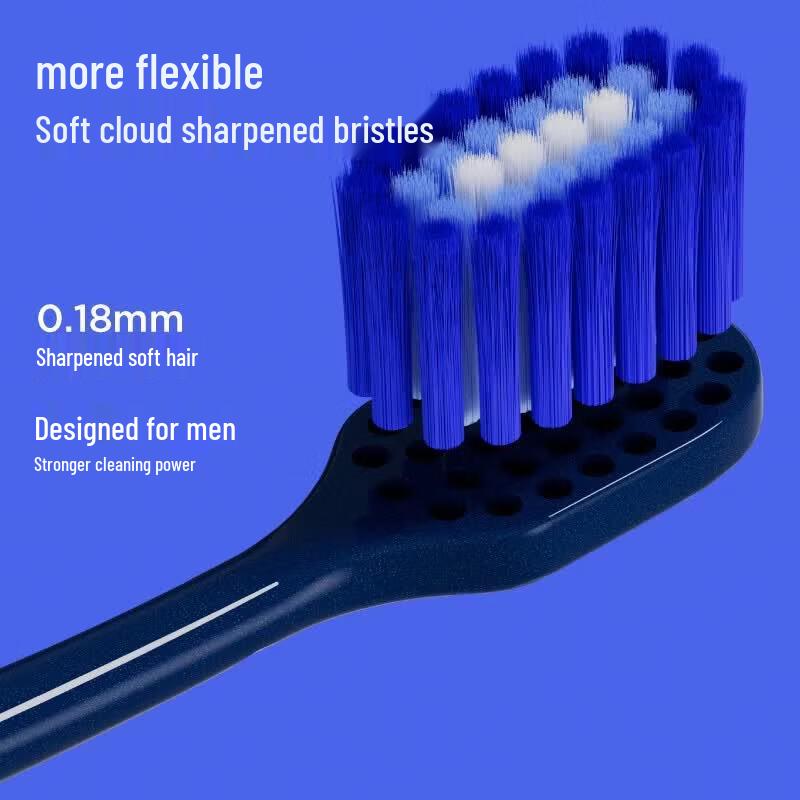 Canban Wide-Head Cotton Cloud Soft Bristle Toothbrush 2-Pack
