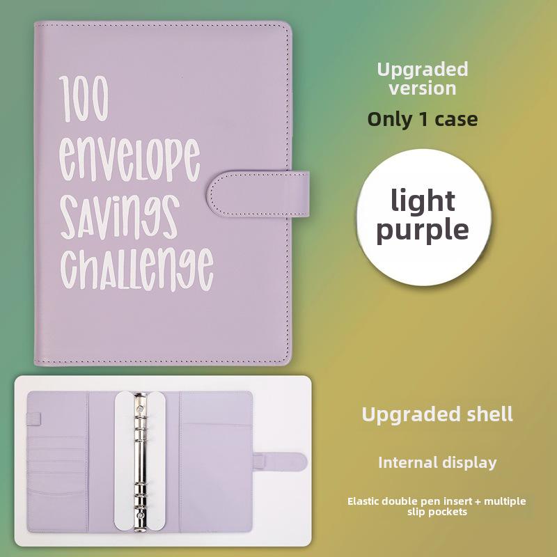 100denní výzva k úsporám v obálkách pro páry v rámci zápisníku