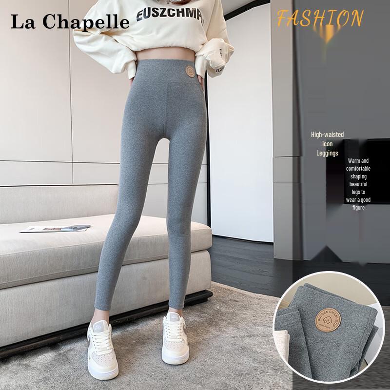 

La Chapelle Women s High-Waist Cotton Blend Leggings 2XL