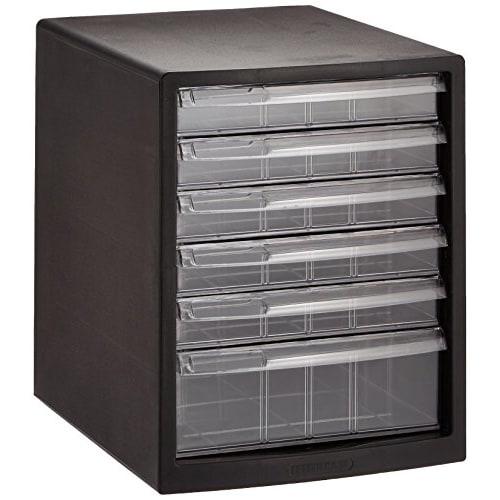 Nakabayashi A4 letter case 6 tiers (5 shallow + 1 deep) Black A4E-SC6B