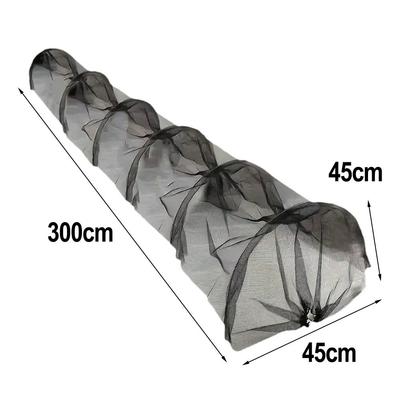 1 Pcs Agricultural Black Mesh Planting Tunnel Plastic Cover For Vegetable Planting Garden Tunnel Greenhouse For Plant Protection