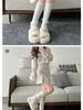 Japanese Lolita Knitted Calf Socks - Slimming Leg Covers, Shape-Enhancing JK Style