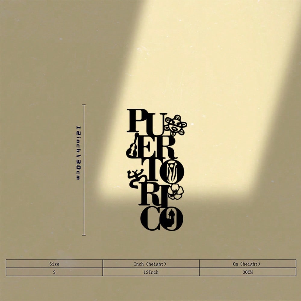 Iron Wall Art Coqui Frog Taino Symbol Sculpture Boricua Decor Powder Coated Metal Art