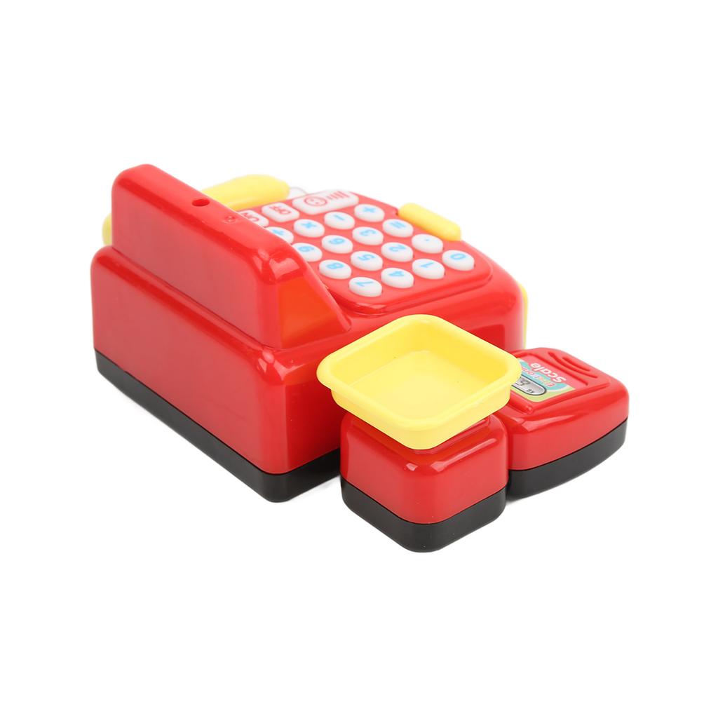 Children Mini Cash Register Toy Cash Register Simulation Coin Set for Over 3 Year Old Kids Birthday Gift