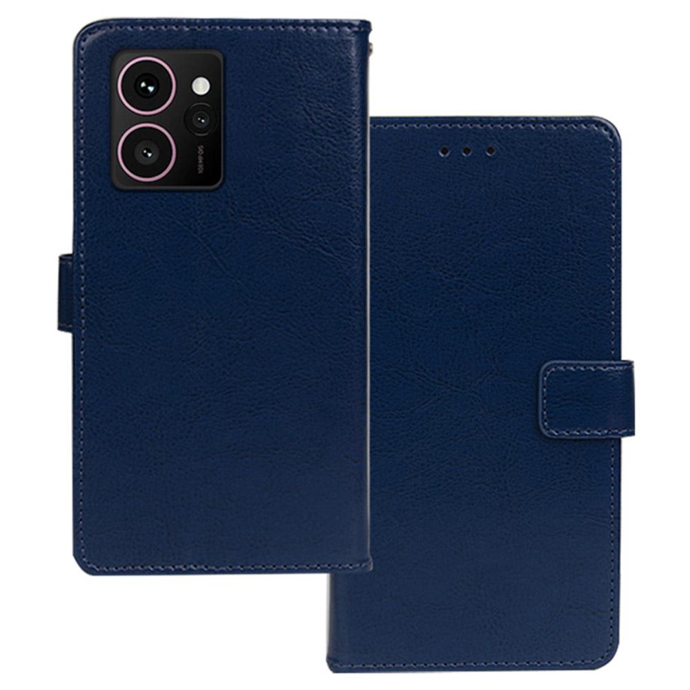 IDEWEI for HMD Skyline Case Card Slots Holder Leather Phone Cover Crazy Horse Texture A