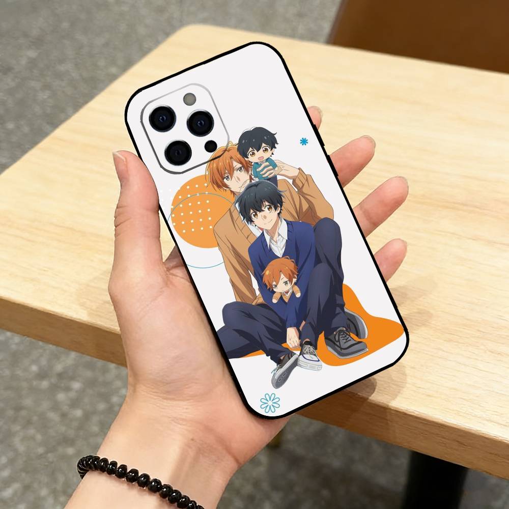 Sasaki To Miyano BL Phone Case For iPhone 17,16,15,14,13,12,11 Plus,Pro Max,XS,Soft Silicone Black Cover
