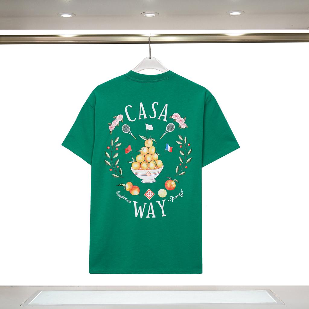 Cross-border Casablanca Summer New Casablanca Letter Logo Printed Loose Short-sleeved T-shirt