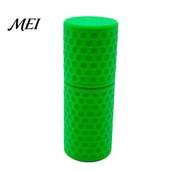 Multi-color Storage Box 3D Printed Cotton Swab Organizer Box, Sealed with Dustproof & Moisture-Proof Lid, Honeycomb Texture Non-Slip Design,